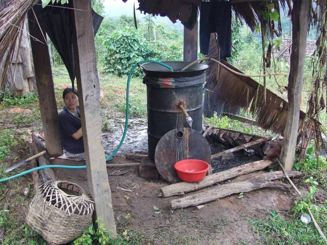 Destilería en Tailandia