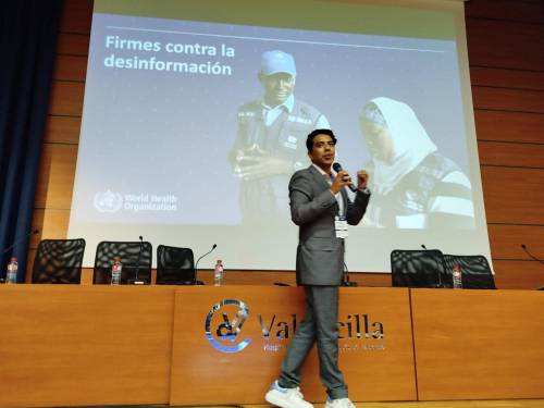 Mijail Santos, OMS, desinformación, salud