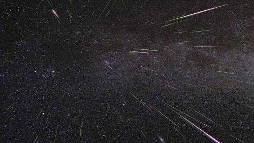 Ráfaga de meteoros de las Perseidas