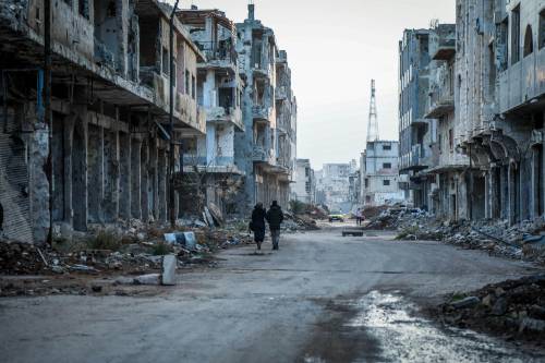 ciudad en guerra