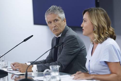 Pilar Alegría y Fernando Grande-Marlaska