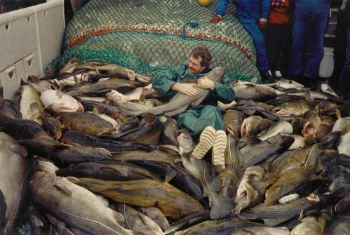expedición de investigación en 1987 con el biólogo pesquero finlandés Eero Kalevi Aro