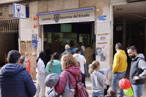 Venta de lotería en Paiporta