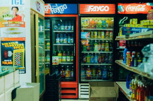 tienda con bebidas