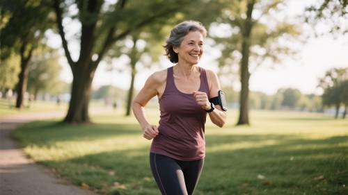 mujer corriendo