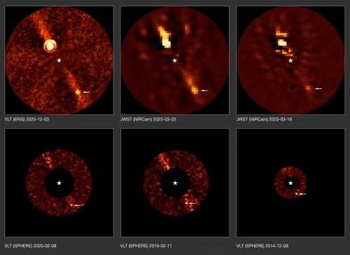 Observaciones del exoplaneta Beta Pictoris d