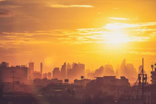 ciudad en verano