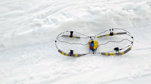 GOAT es capaz de atravesar duros entornos alpinos en condiciones de nieve y sequedad