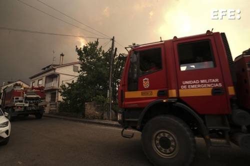 Incendio en Las Médulas (León)