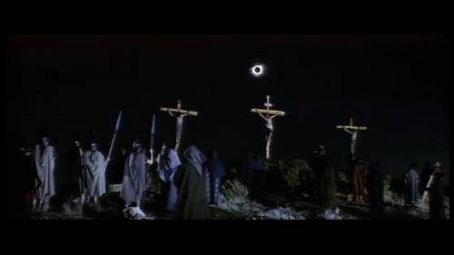Eclipse de Sol en la pelicula Barrabas