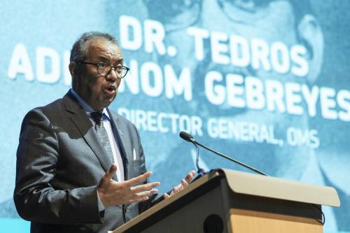 El director general de la Organización Mundial de la Salud (OMS), Tedros Adhanom Ghebreyesus. EFE/ Lenin Nolly