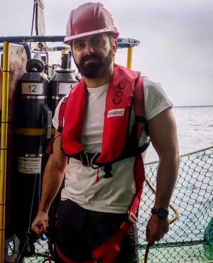 El oceanógrafo Eugenio Fraile