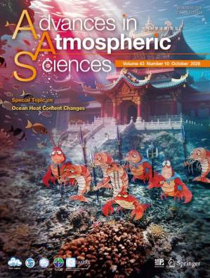 El concepto de la portada y los personajes de dibujos animados de gambas/cangrejos fueron sugeridos por Lijing Cheng. / Advances in Atmospheric Sciences