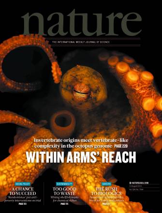 Portada de la revista 'Nature'