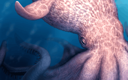 El ‘kraken’ del Cretácico rivalizó con superdepredadores marinos