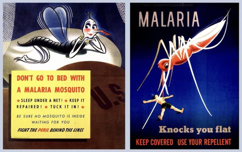 Campañas de prevención contra la malaria de 1944. / National Library of Medicine