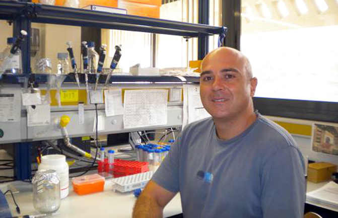 Francesc Soriano, investigador Ramón y Cajal del Departamento de Biología Celular de la UB y miembro del Grupo de Investigación Celltec UB. / UB.