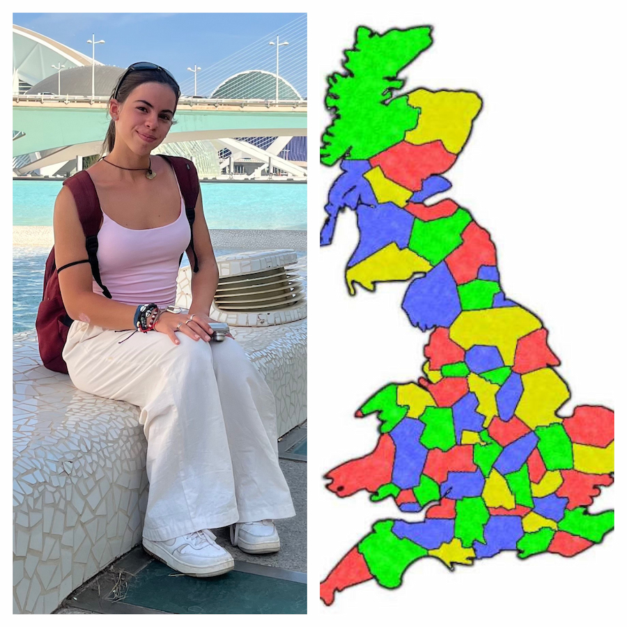 Sofía Paz, participante del Mathematics Intensive Program del ICMAT y problema de los cuatro colores. ICMAT