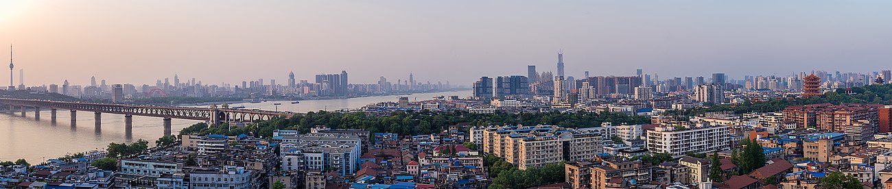 Vista panorámica de Wuhan