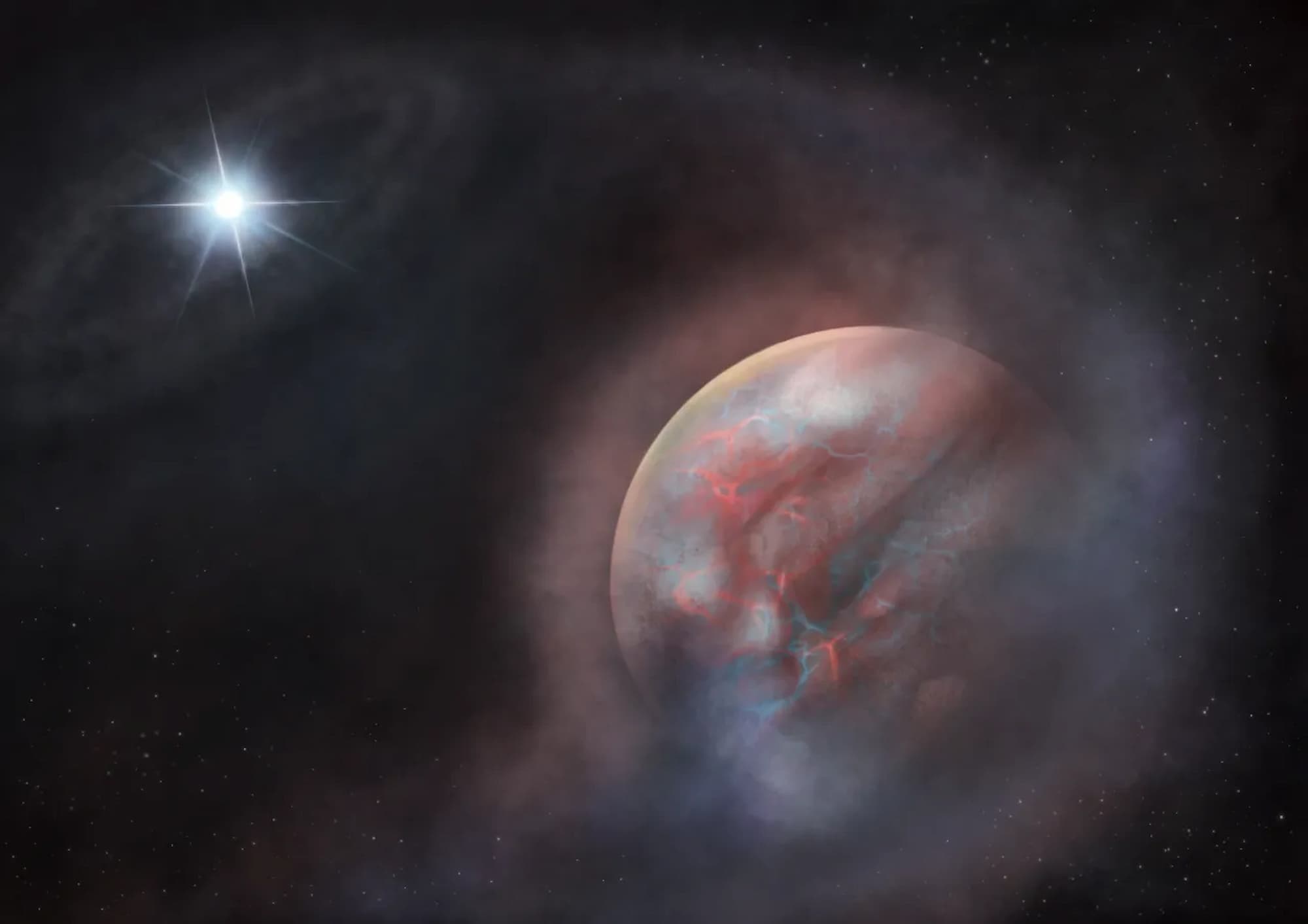 Así es el planeta ‘fénix’ que nació de los restos de su estrella