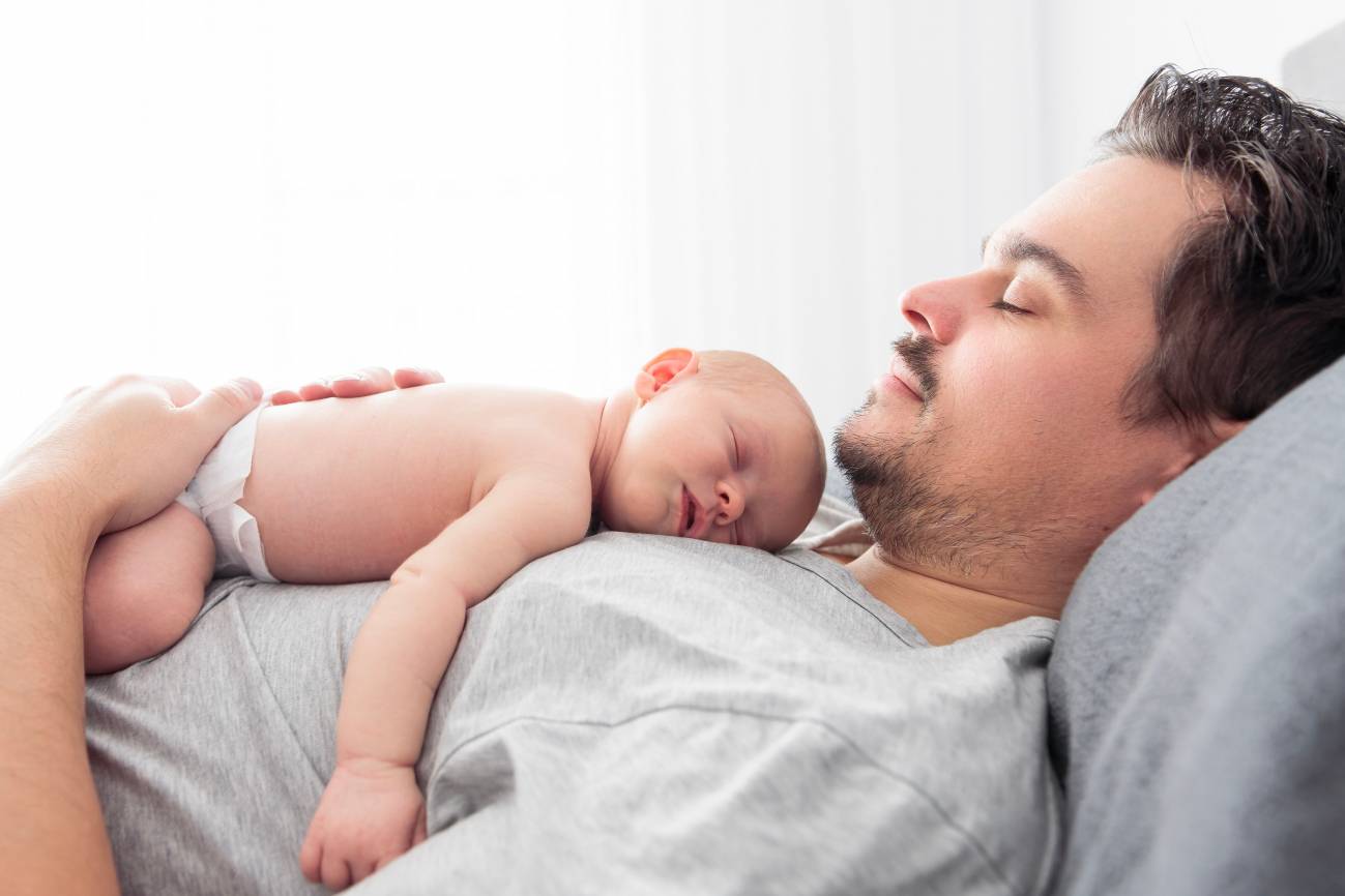 Confirman la contribución del padre a la microbiota del recién nacido 