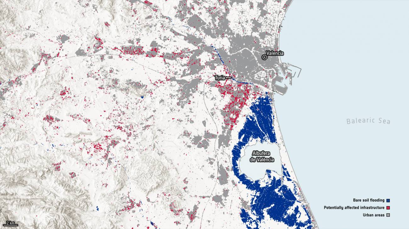 El cambio climático agravó la DANA de Valencia y aumentó un 55 % su extensión