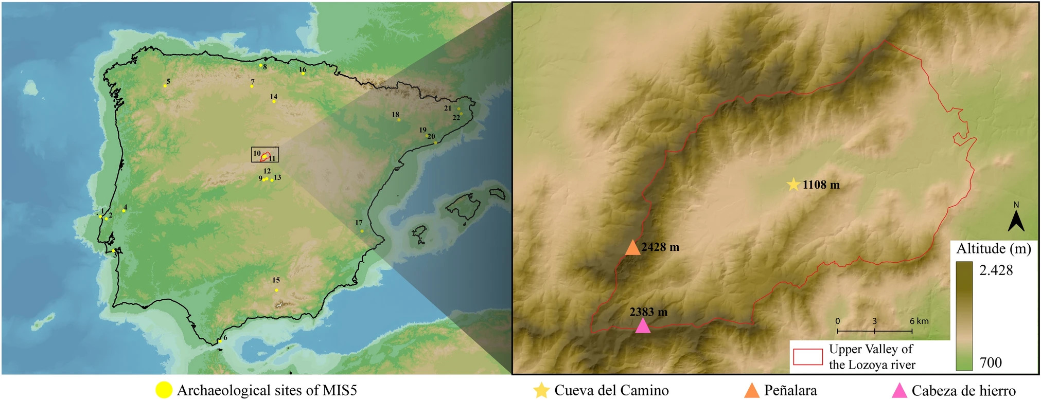 El valle alto del Lozoya pudo ser el hogar de entre 14 y 33 neandertales hace 90 000 años