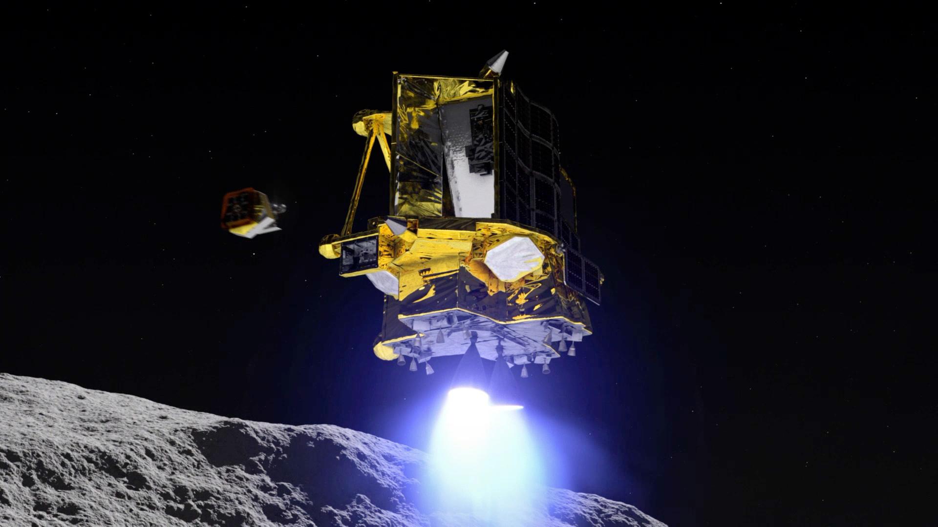 La sonda japonesa que aterrizó en la Luna espera su reactivación
