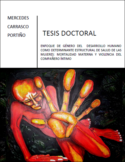 Portada de la tesis presentada recientemente en la Universidad de Alicante