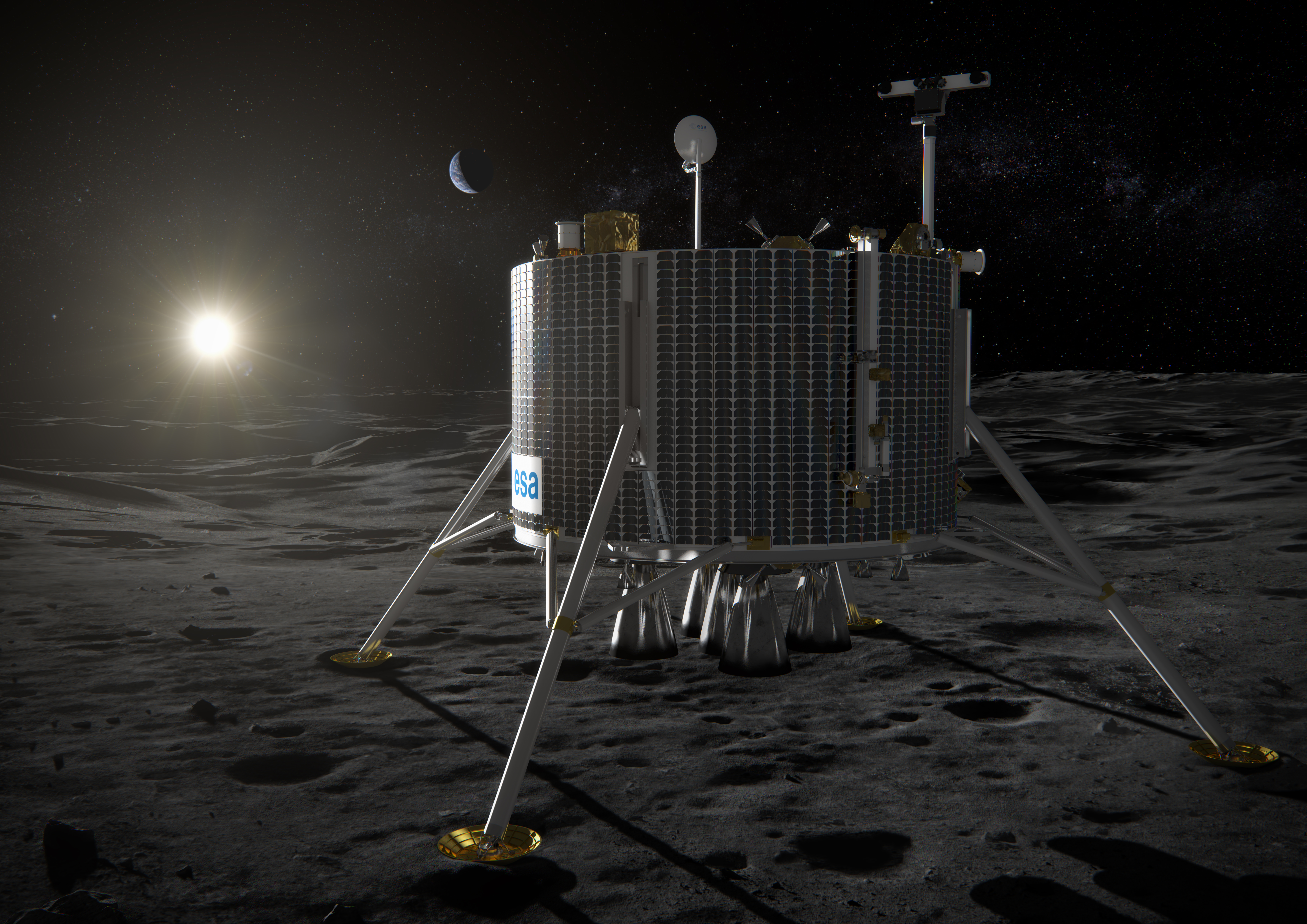 Microbios terrestres podrían sobrevivir en zonas protegidas del polo sur de la Luna